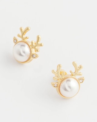 Reindeer Stud Earrings