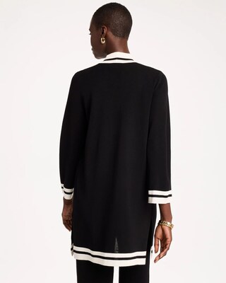 Travelers™ Tipped Long Sleeve Cardigan click to view larger image.