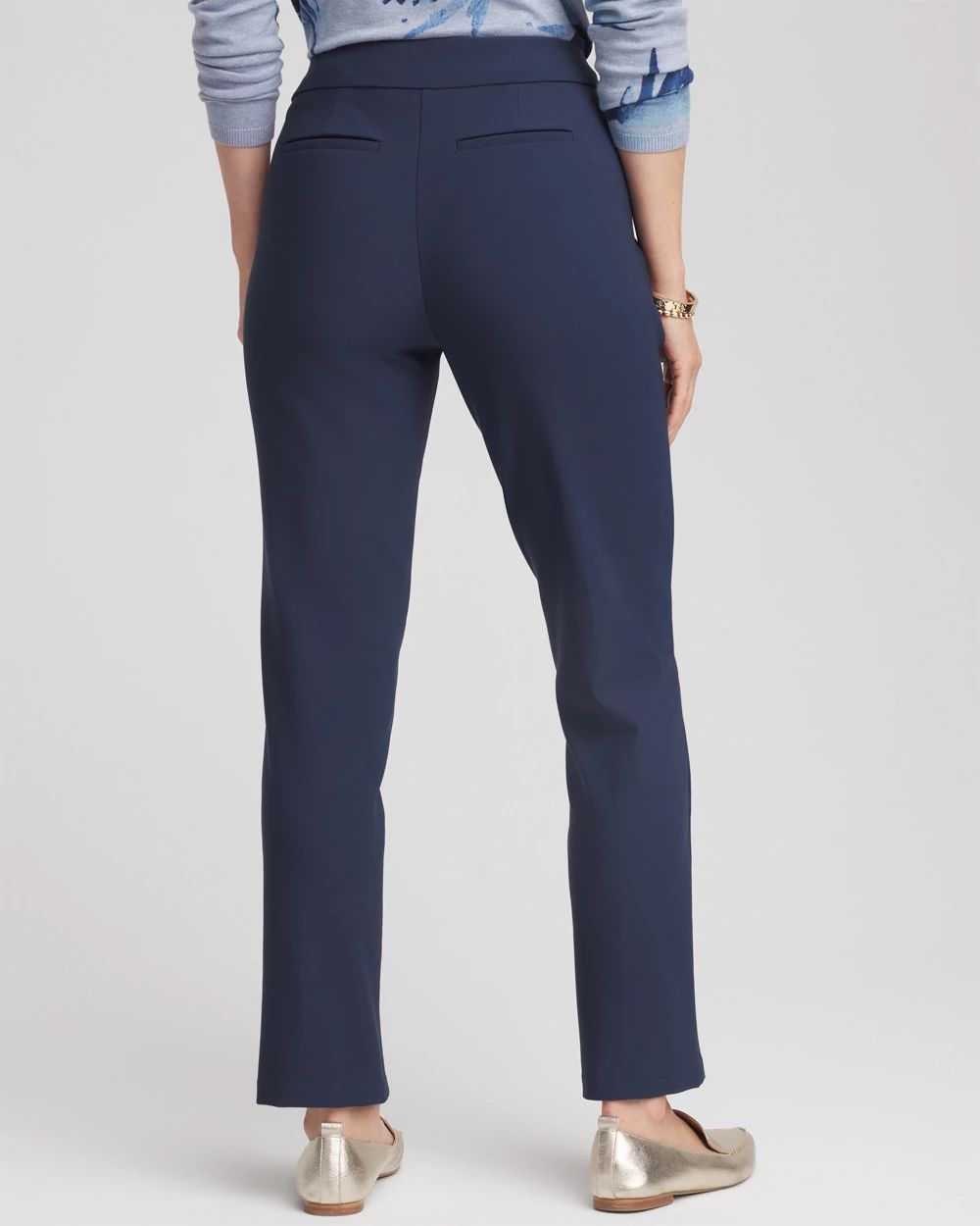 Lightweight Juliet Straight Ankle Pants click to view larger image.