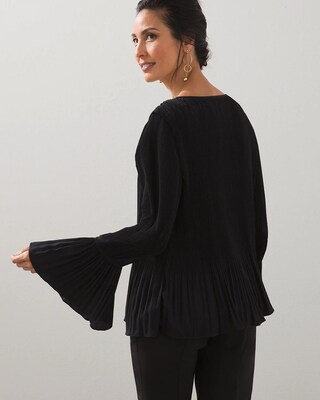 Black Label Pleat Blouse