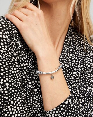 Disco Ball Dangle Stretch Bracelet