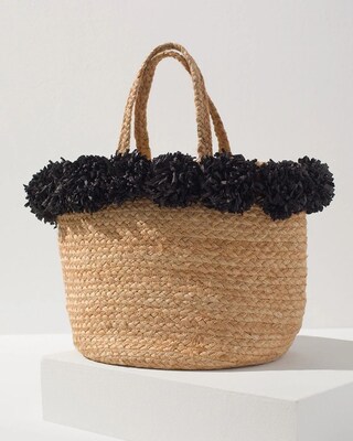 Floral Jute Tote