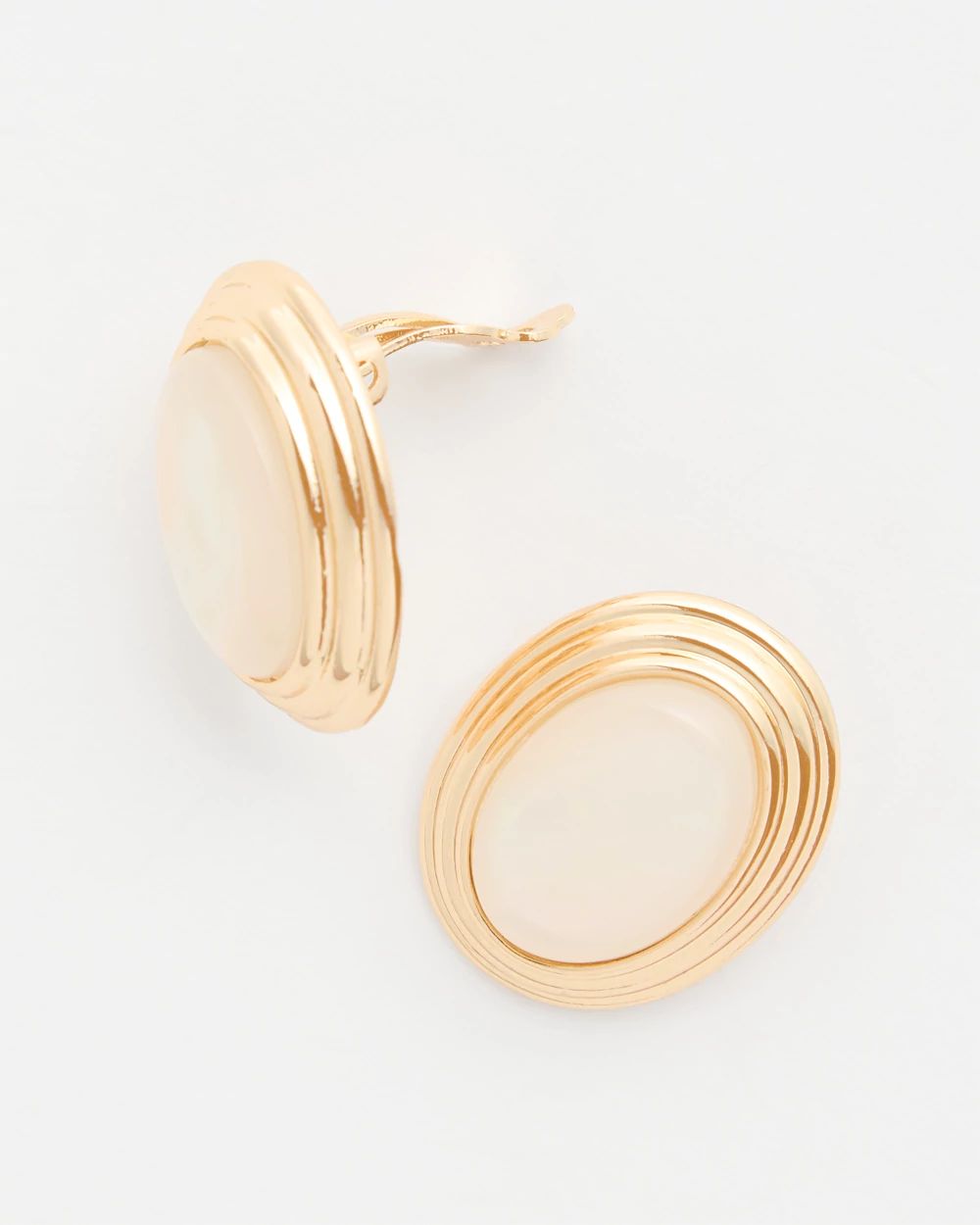 Neutral Cab Clip-On Earrings click to view larger image.