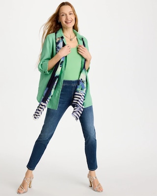 Pull-On Slim Ankle Jeggings click to view larger image.