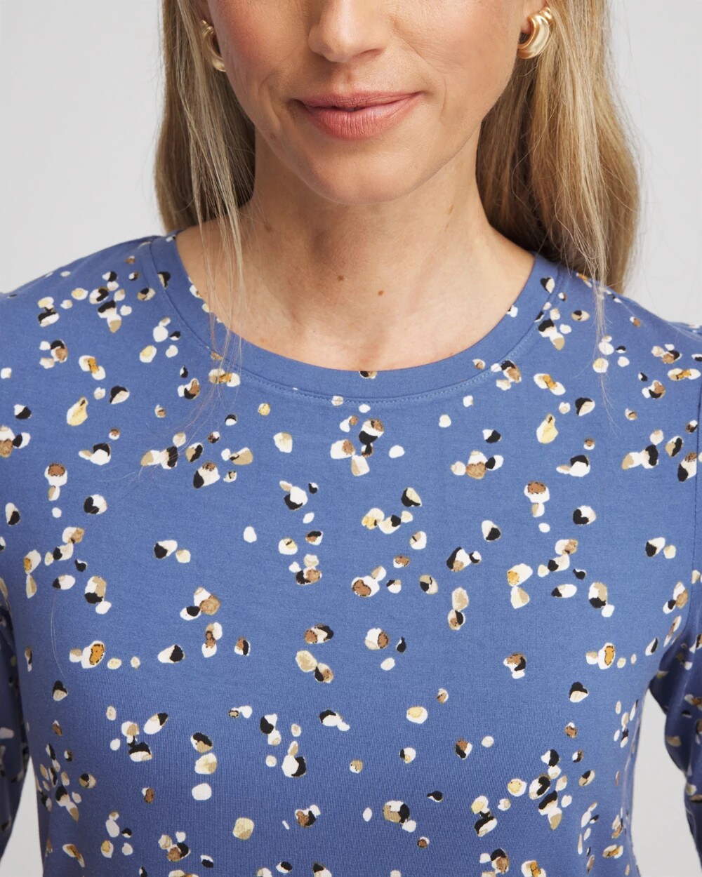 Printed Elbow Sleeve Tee