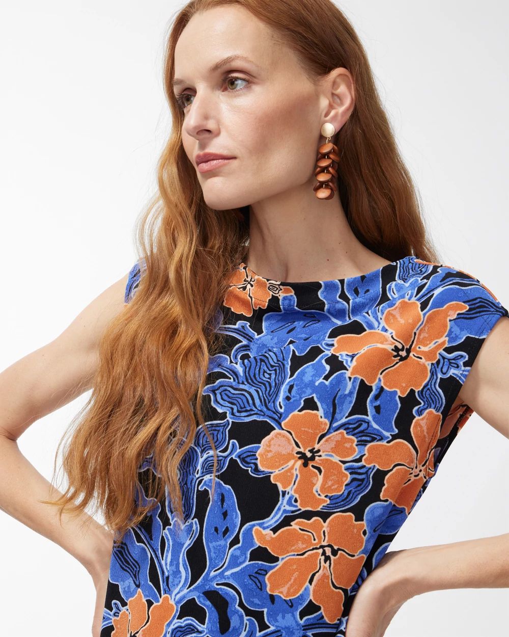 Travelers Floral Print Tunic