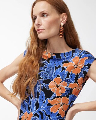 Travelers Floral Print Tunic