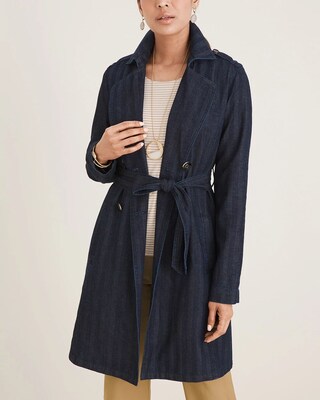 Denim Trench Coat