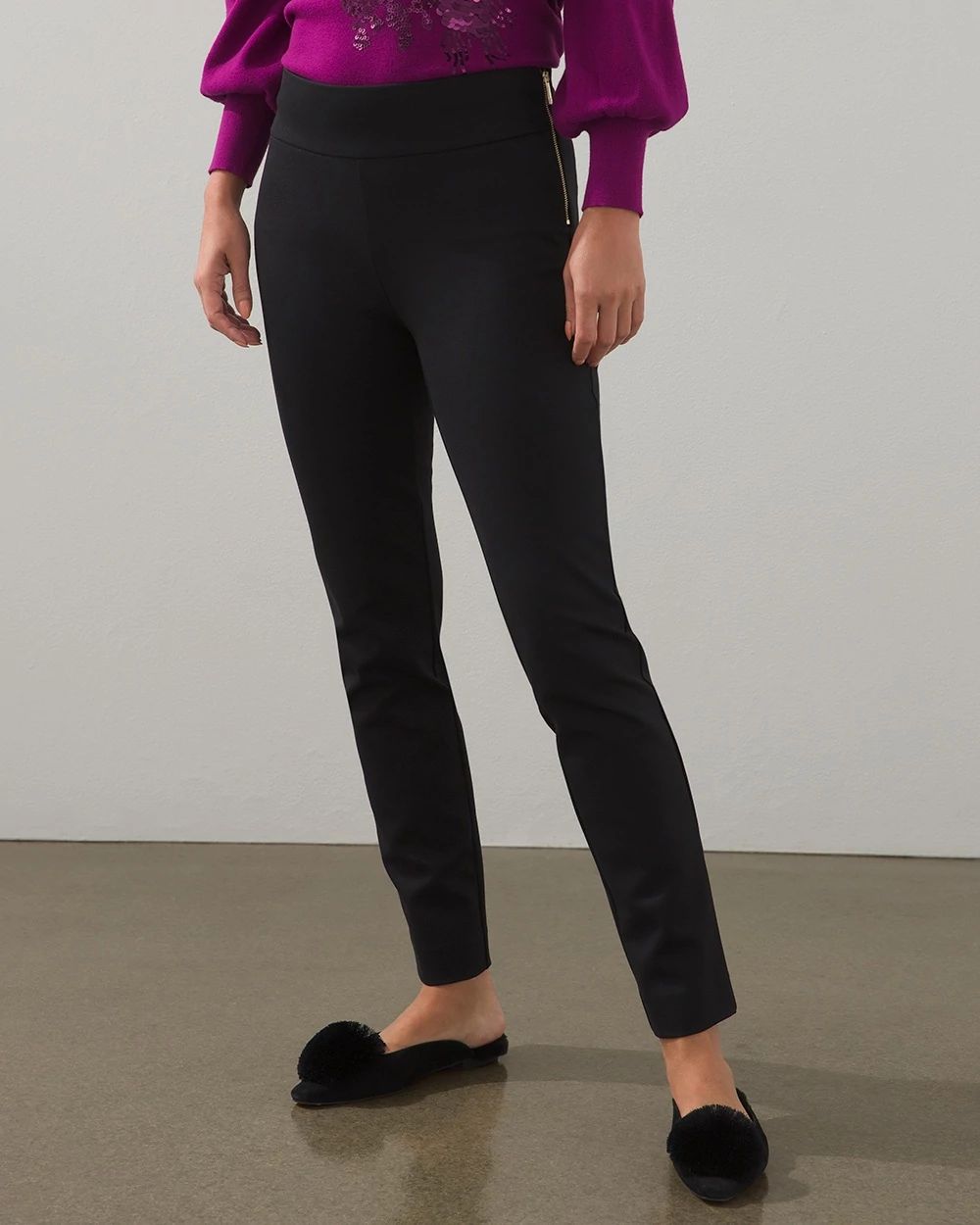 Ava Side Zip Ankle Pants