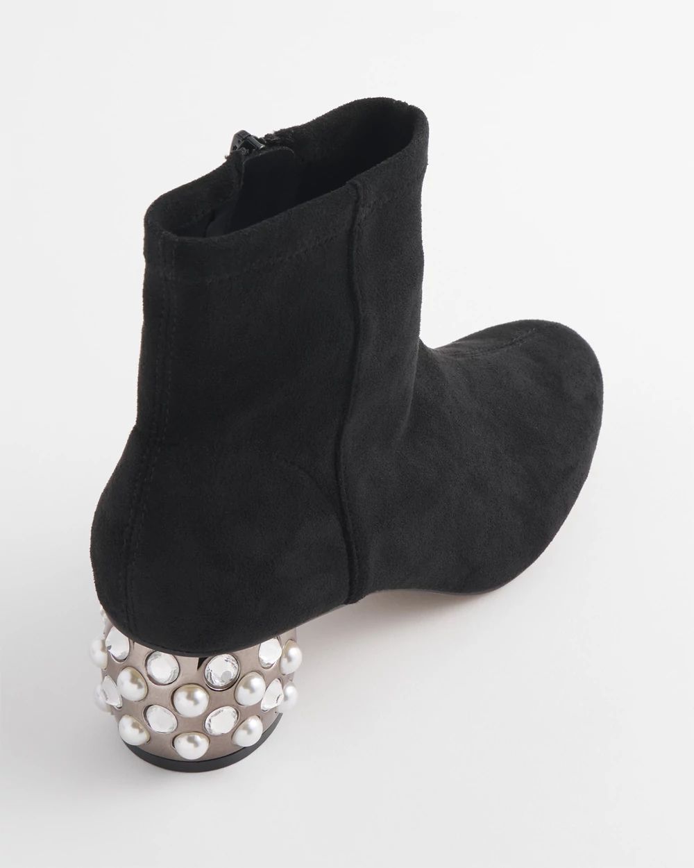 Danika Embellished Vegan Suede Boots