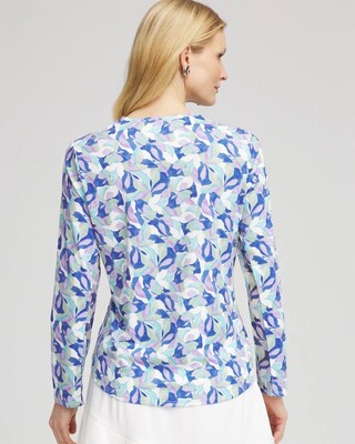 Zenergy® UPF Petals Long Sleeved Top click to view larger image.