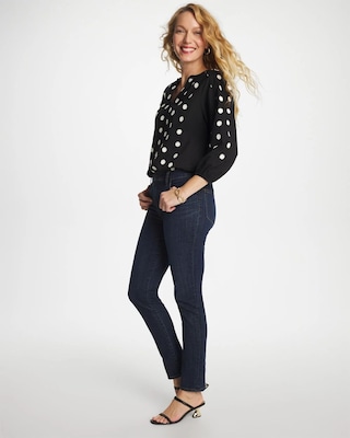 Girlfriend Slim Ankle Jeans click to view larger image.