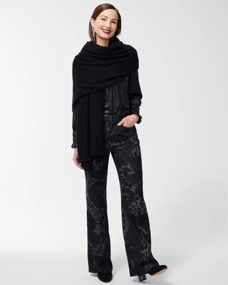 Black Cashmere Wrap