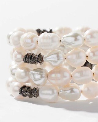 Fresh Water Pearl Coil Bracelet