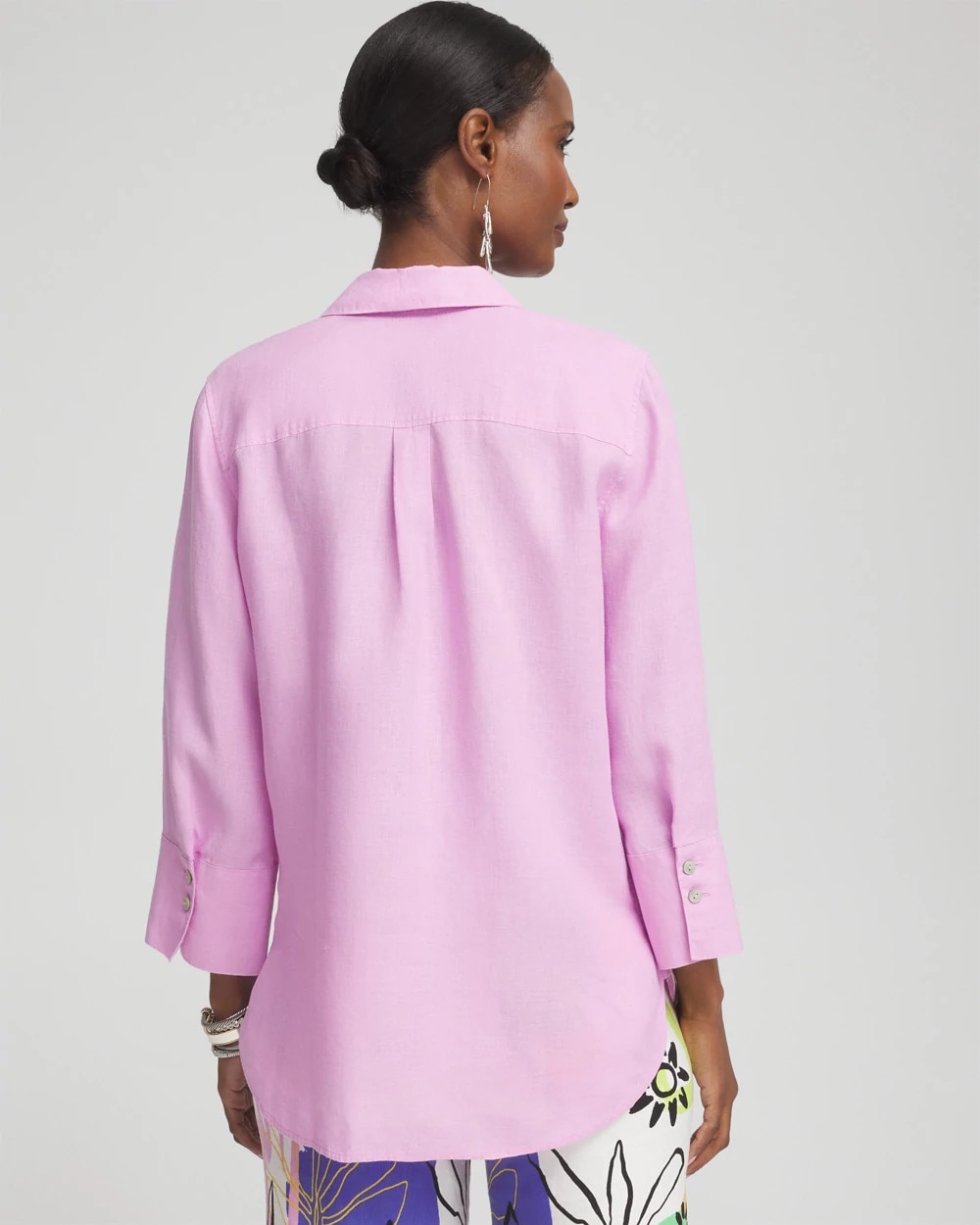 No Iron™ Linen 3/4 Sleeve Shirt