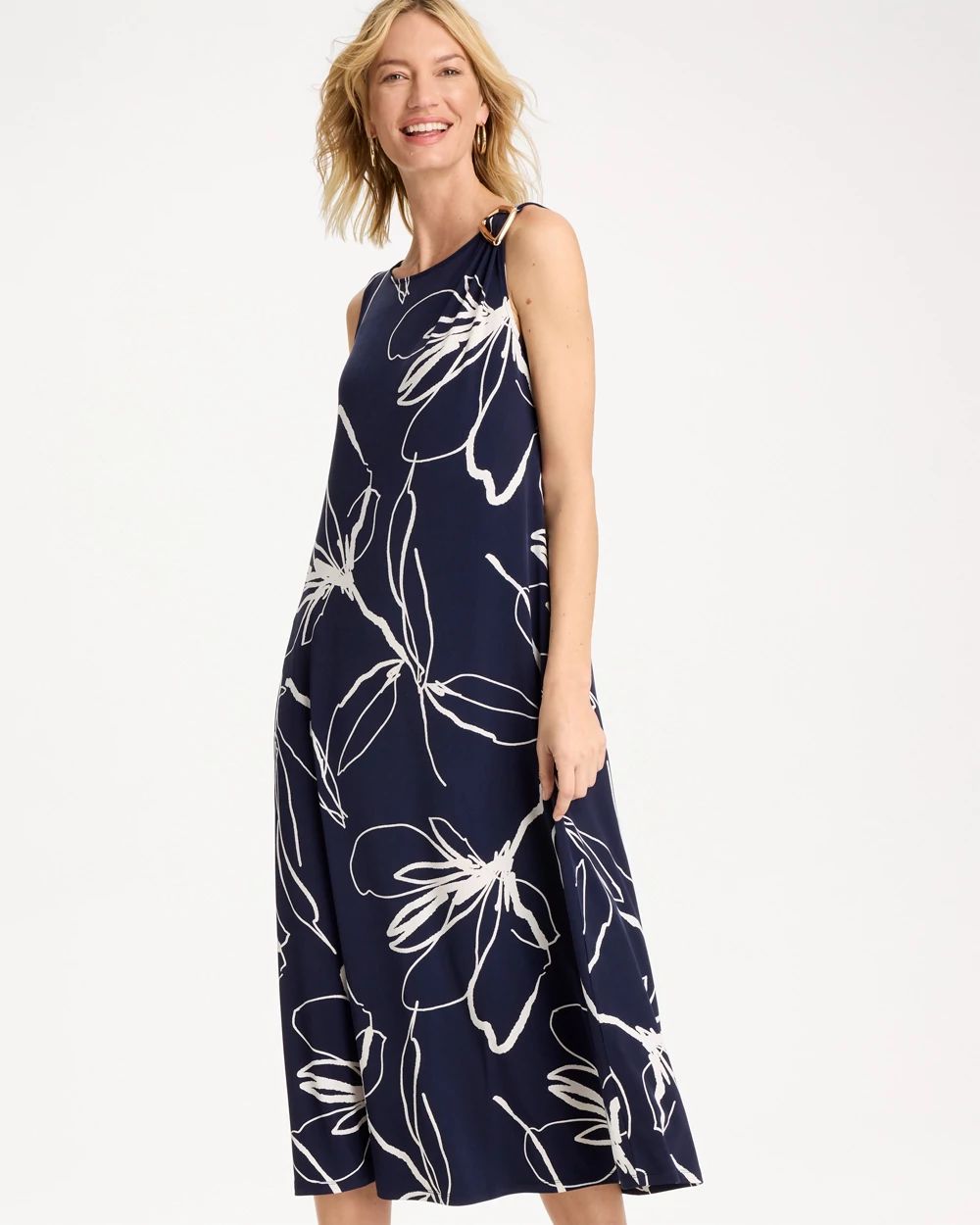 Travelers™ Knit Botanical Jeweled Dress