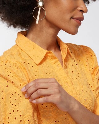 Pineapple Eyelet Shirt