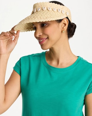 Chico's x Romi Captiva Visor Hat click to view larger image.