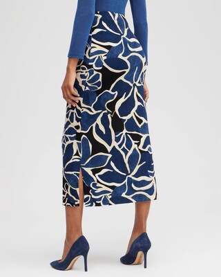 Travelers Floral Midi Skirt