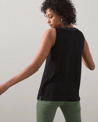 Touch of Cool Beaded Polished Tank