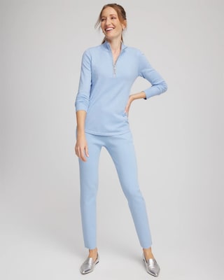 Zenergy® Luxe Half-Zip Pullover Top click to view larger image.