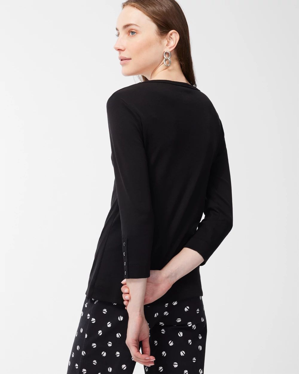 Pima 3/4 Sleeve Everyday Tee