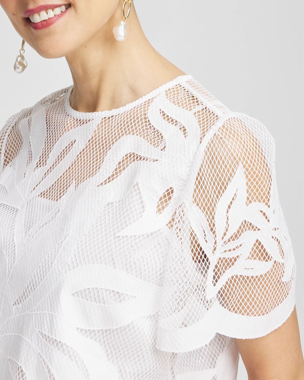 Applique Cut Work Top