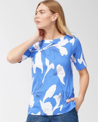Pima Everyday Tropical Print Tee