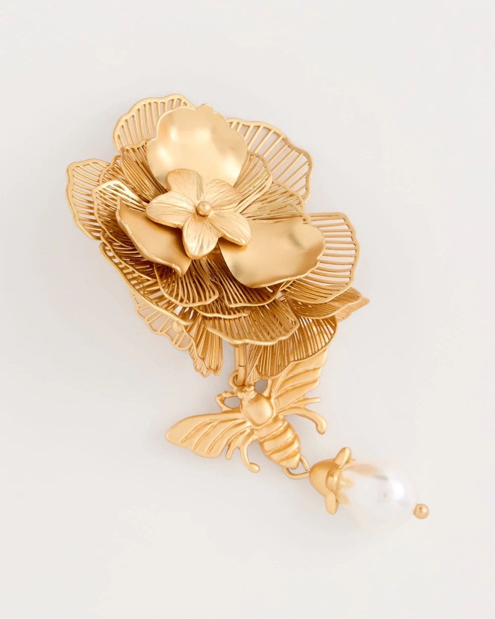 Filigree Flower Earrings click to view larger image.