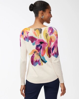 Floral Pullover Sweater