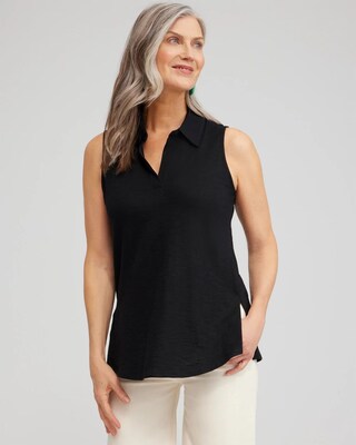 Collared Tunic Tank