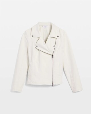 Stretch Knit Moto Jacket click to view larger image.