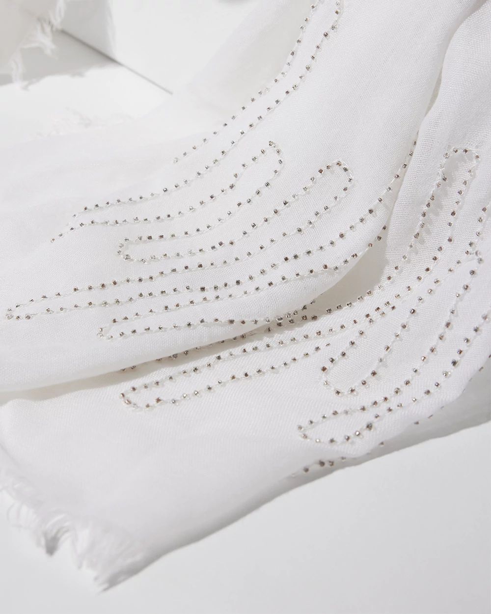 Beaded Oblong Scarf