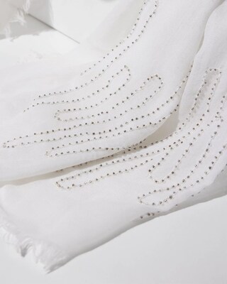 Beaded Oblong Scarf