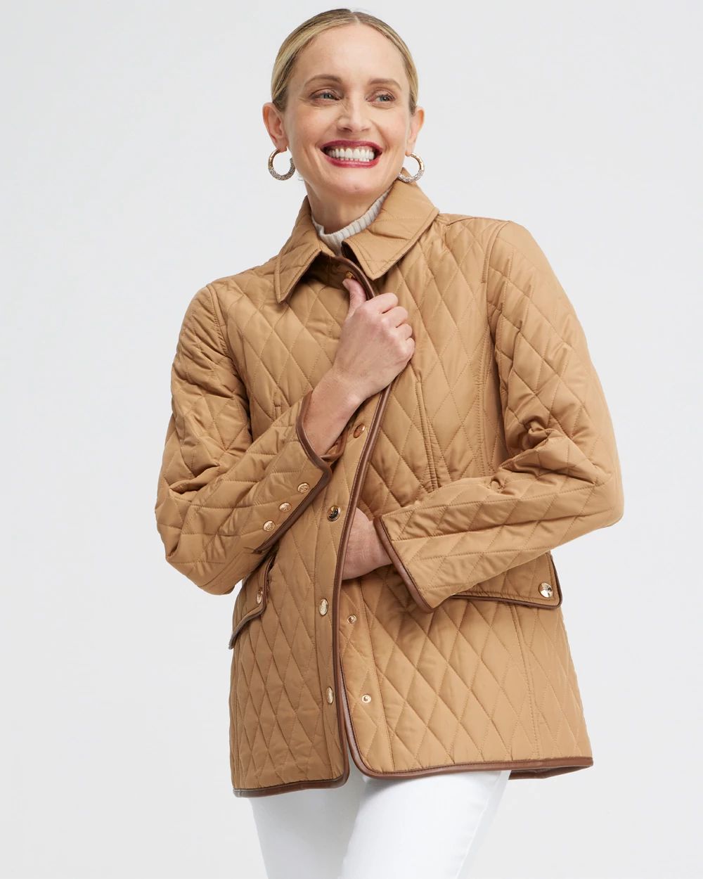 Quilted Mid-Length Jacket