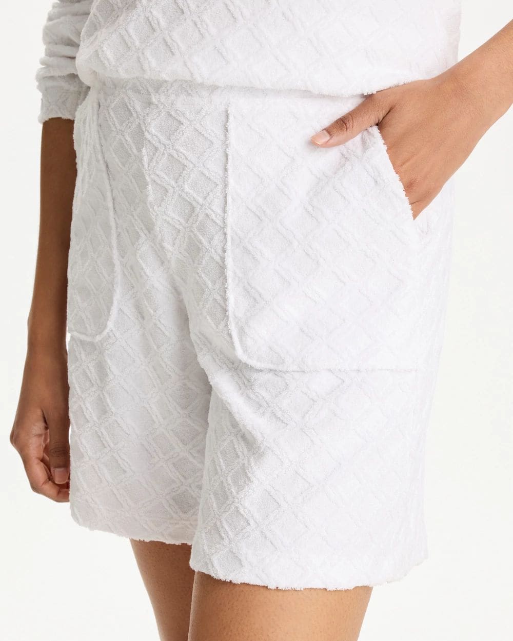 Zenergy® Terry Cloth Jacquard Shorts