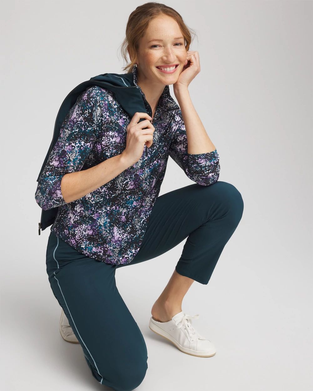 Zenergy® UPF Morocco Zip-Front Pullover