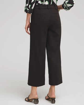 Cotton Sateen Cropped Pants click to view larger image.