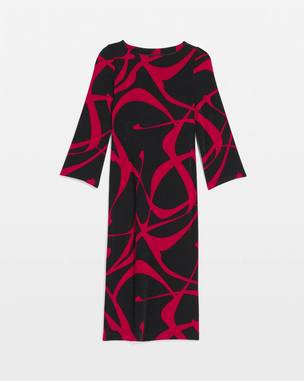 Travelers™ Bell Sleeve Boat Neck Dress