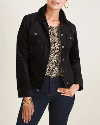 Black Velveteen Jacket