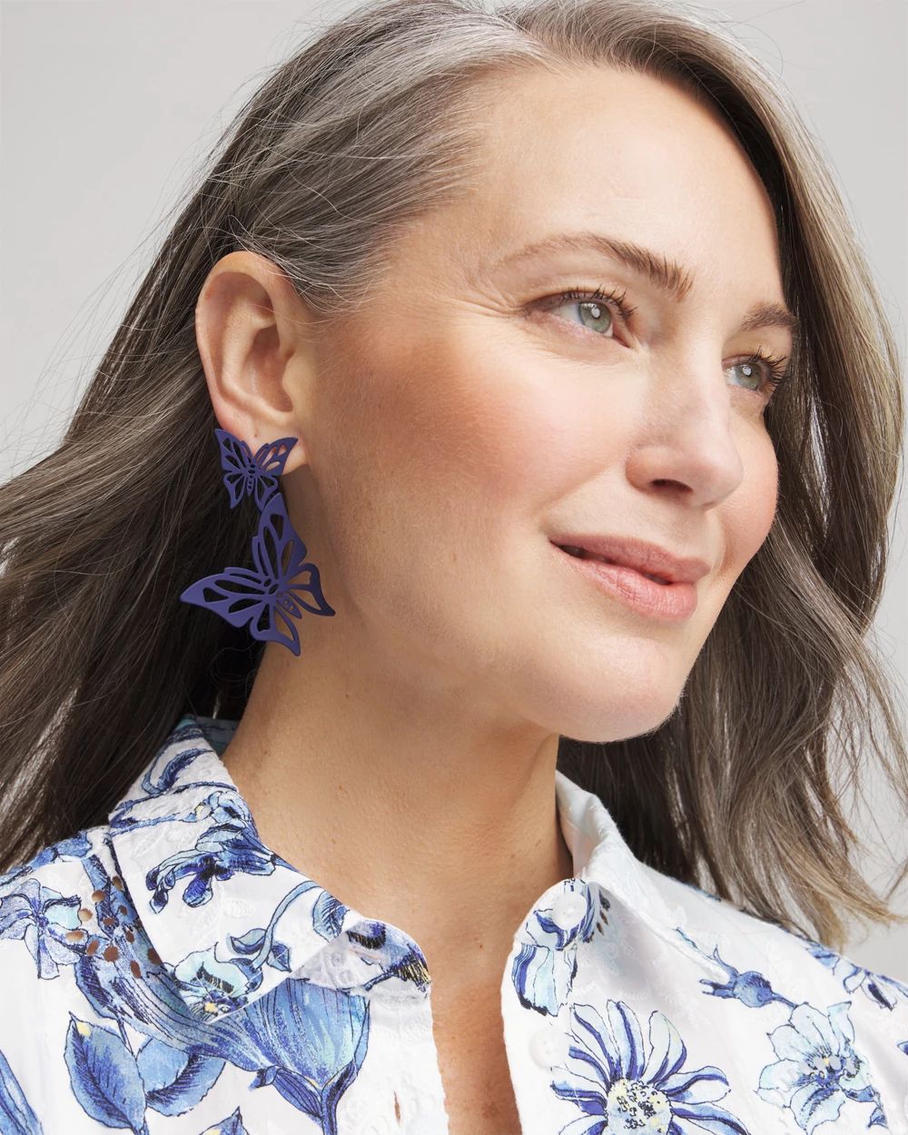 Butterfly Drop Earrings
