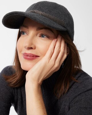 Cashmere Blend Baseball Cap