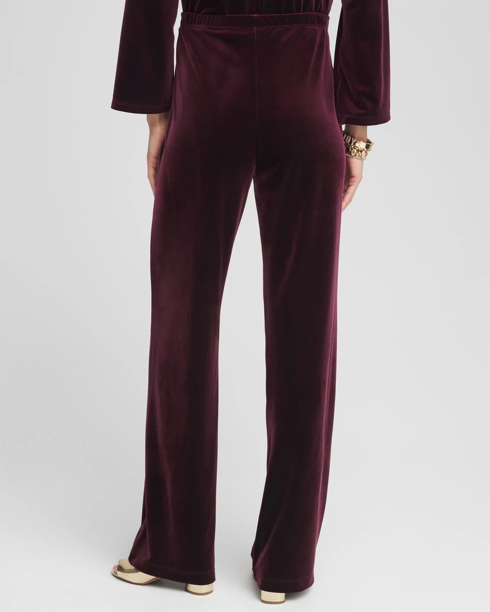 Petite Travelers Collection Velvet No Tummy Pants