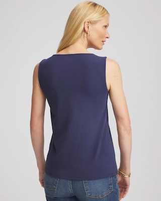 Jersey Knit Square-Neck Tank click to view larger image.