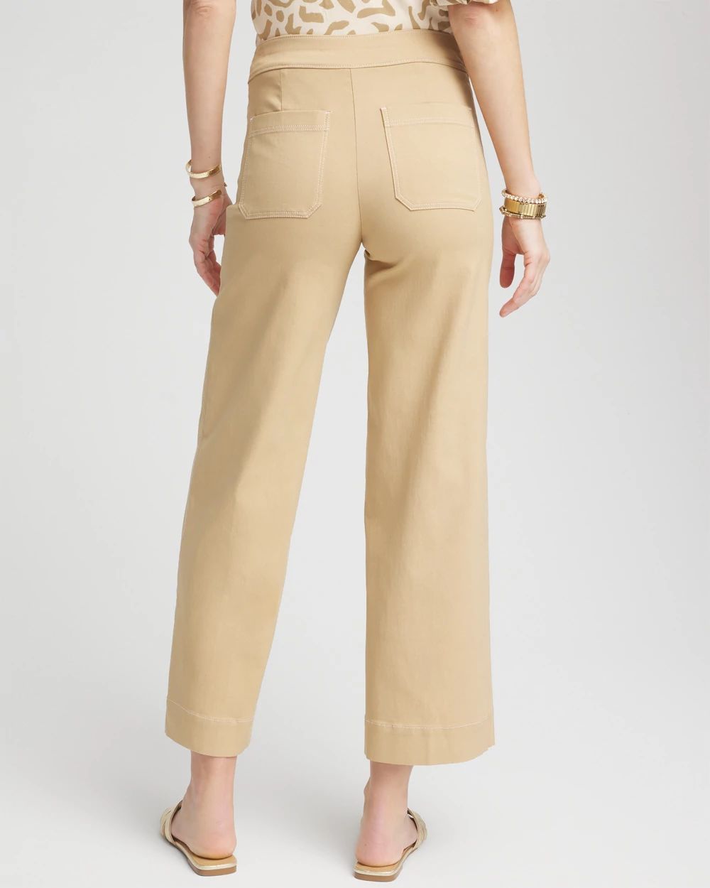 Petite Brigitte™ Utility Wide-Leg Cropped Pants