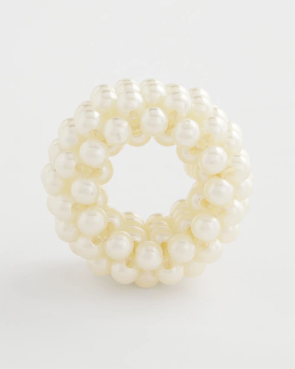 Faux Pearl Ponytail Hair Elastic