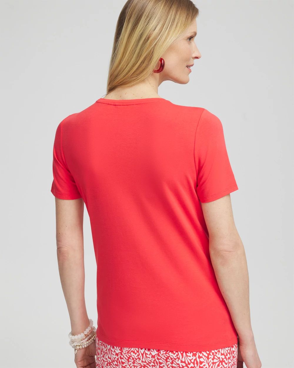 Eyelet Detail Top