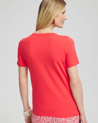 Eyelet Detail Top