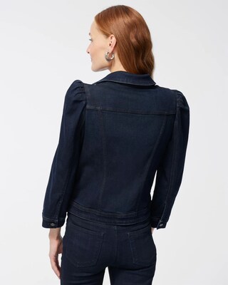 Puff Sleeve Denim Jacket