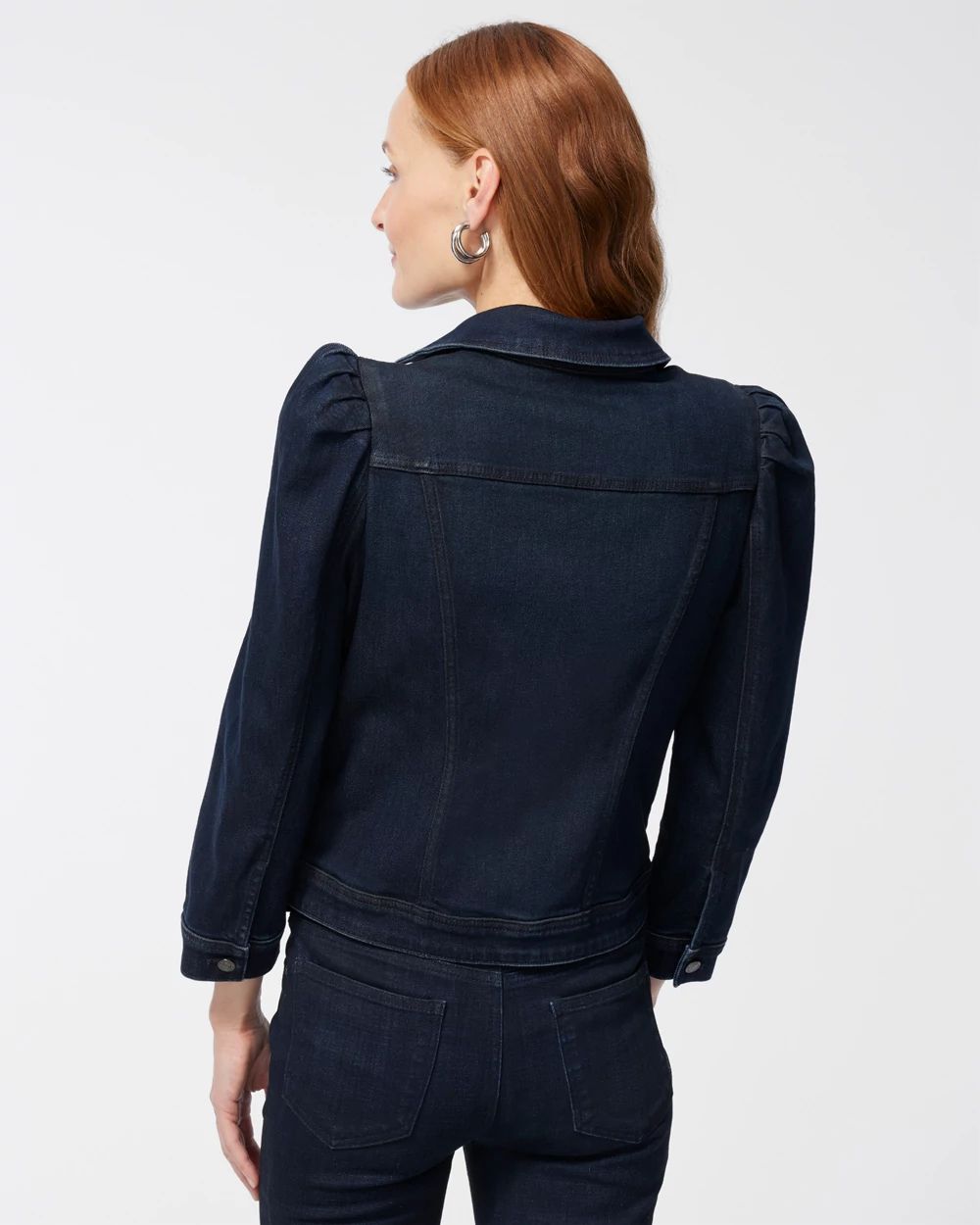 Puff Sleeve Denim Jacket